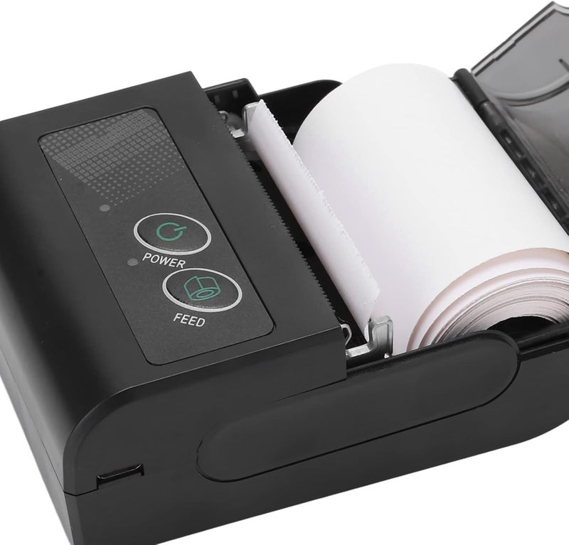 woobles Bluetooth Receipt Printer Portable Label Receipt Thermal Printer Wireless Bill Printer for Shop Supermarkets Restaurants(US) - Image 5